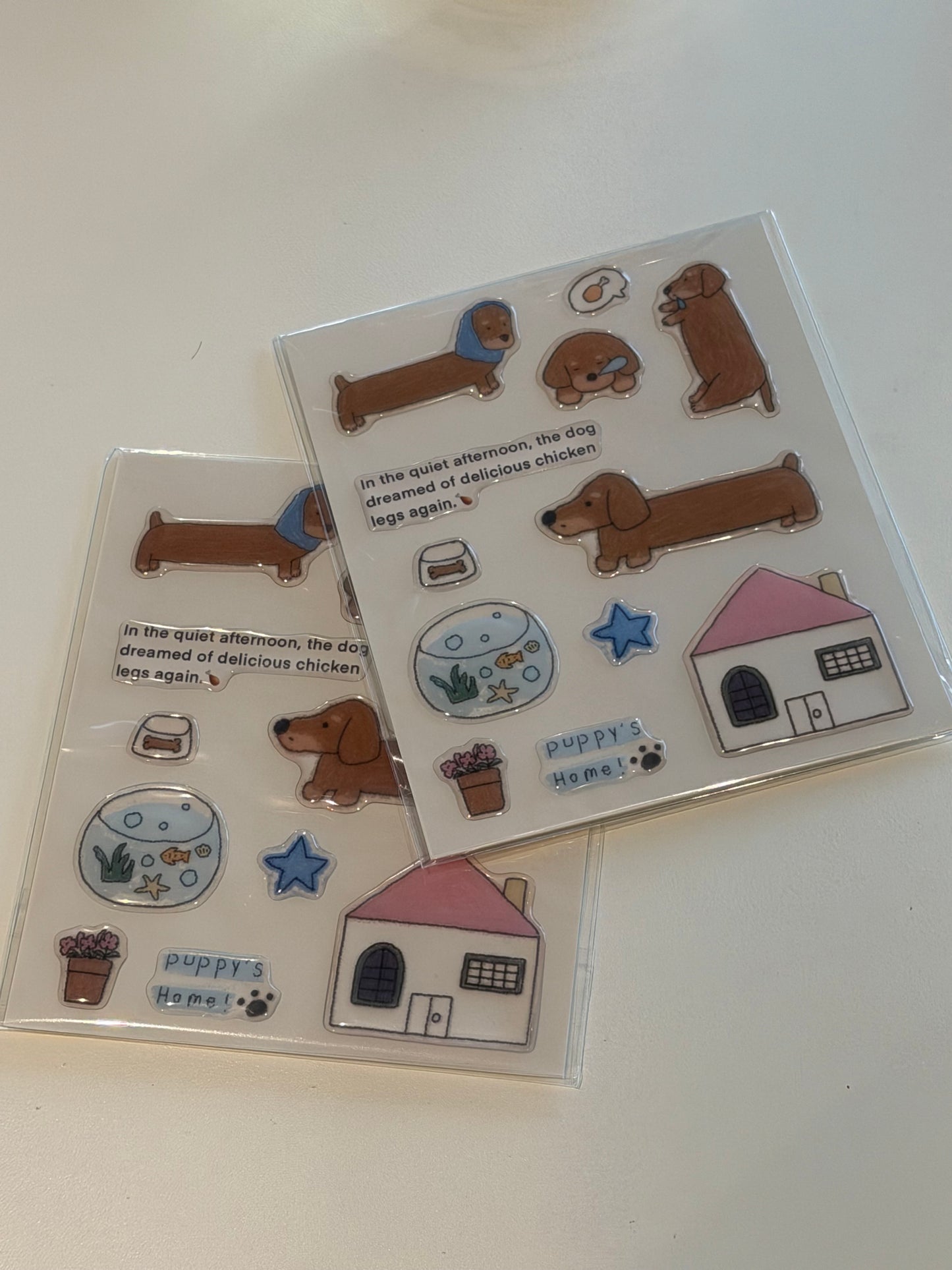 Dachshund Sticker Pack – Cute Puppy’s Home Stickers