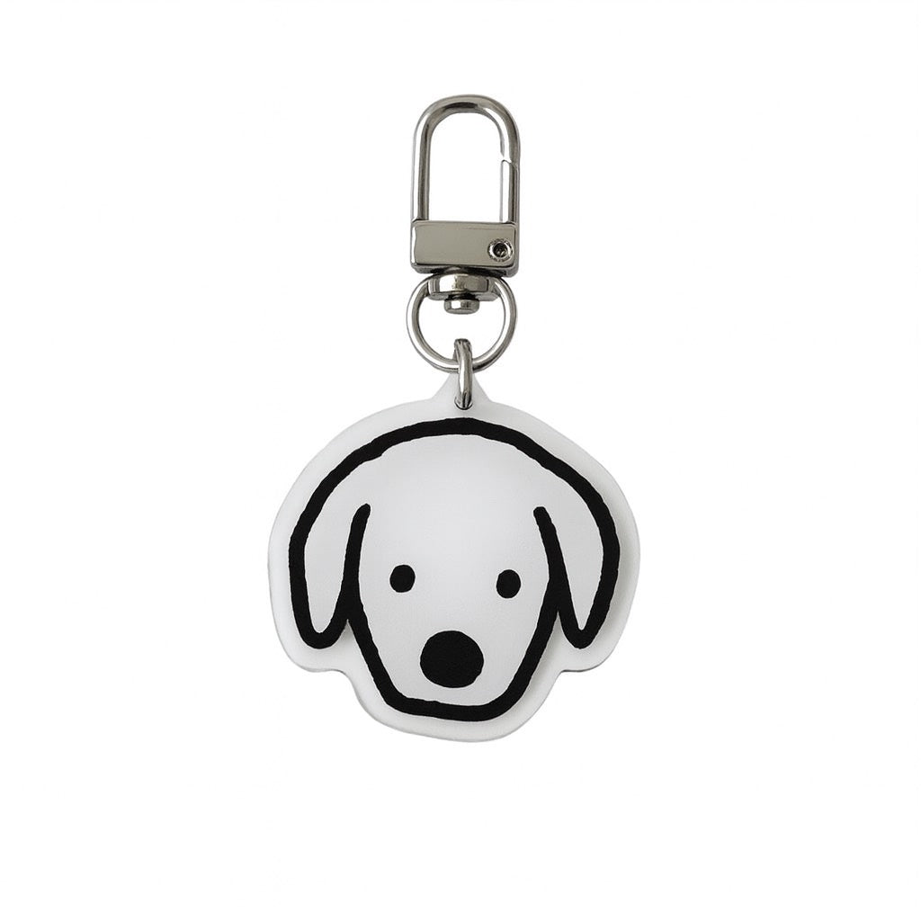 Golden Retriever Keychain – Gentle Pup Acrylic Charm