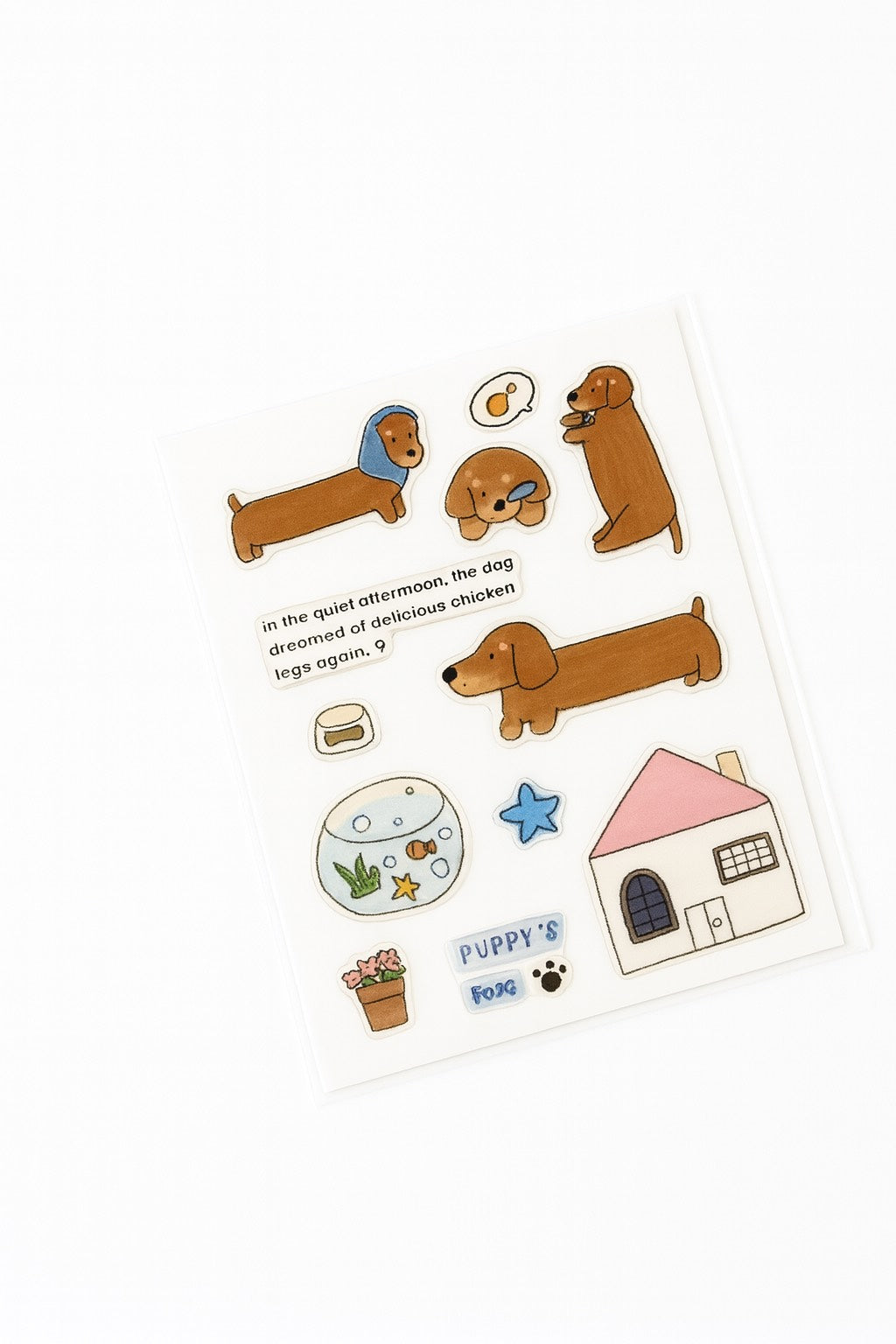 Dachshund Sticker Pack – Cute Puppy’s Home Stickers