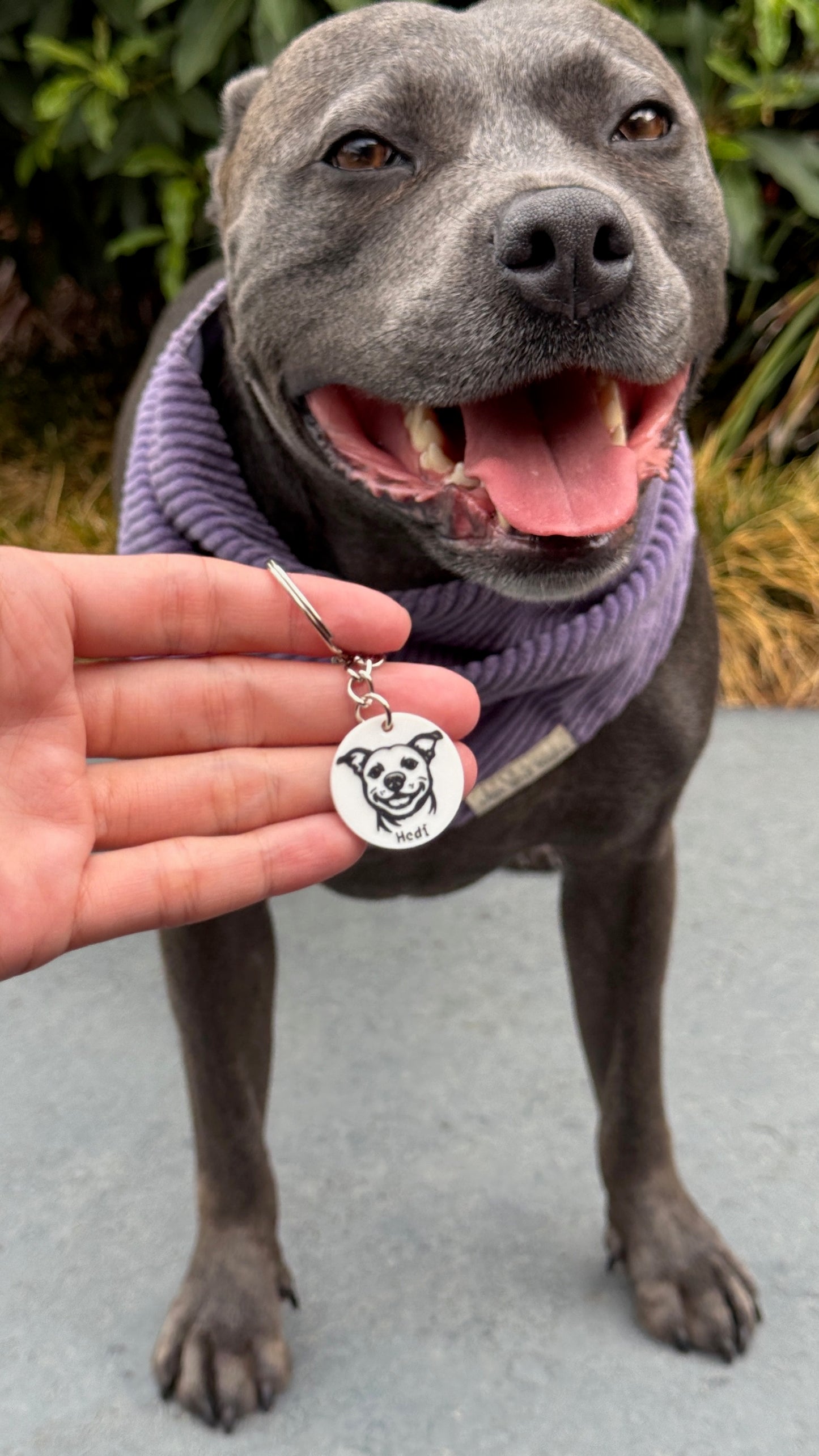 Personalised Dog Photo Keychain – Custom Made Just for Your Pet