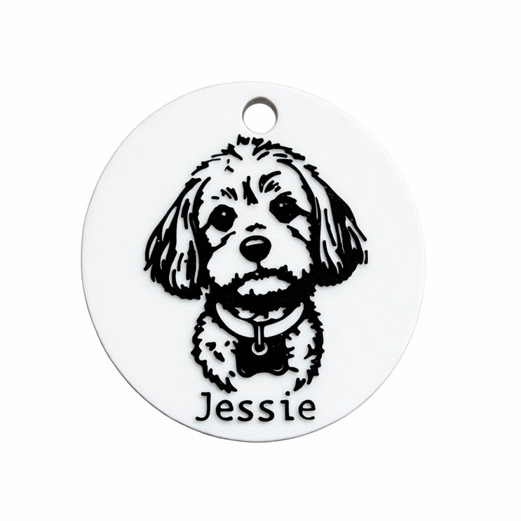 Personalised Dog Photo Keychain – Custom Made Just for Your Pet